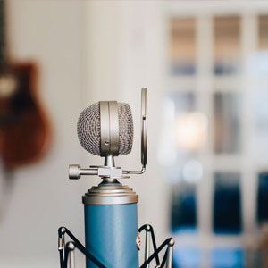 Corporate podcast support diverse use cases-Recording Microphone Small